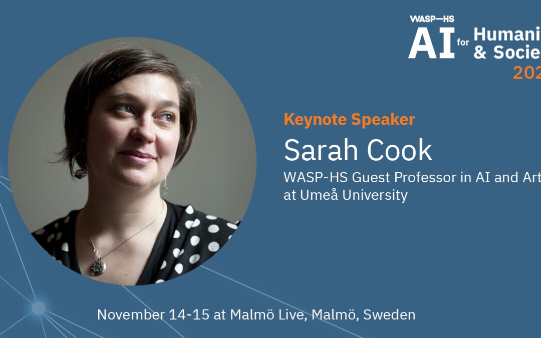 Sarah Cook is Keynote Speaker at AI for Humanity and Society 2023