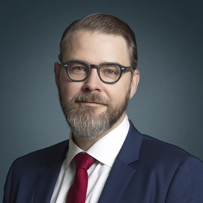 Porträttbild av Thorbjörn Öström, Advokat