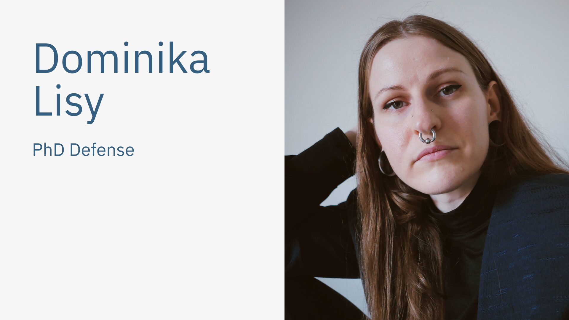 Dominika Lisy PhD Defence